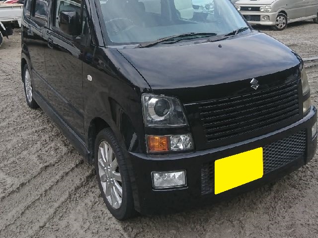 スズキ ワゴンR 一時抹消登録済み黒色 スタッドレスタイヤ 引き取り